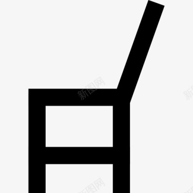 椅子家具座位图标图标