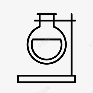 科学设备化学实验图标图标