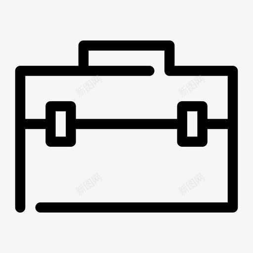 行李箱行李办公包图标svg_新图网 https://ixintu.com 业务缺口填补 办公包 工作箱 行李 行李箱