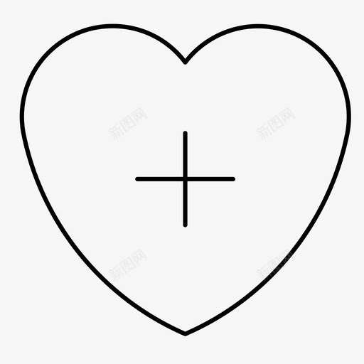 加上爱心数学图标svg_新图网 https://ixintu.com 关系 加上爱 心 情人节 数学