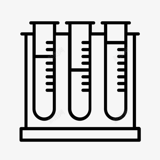 试管临床试验医学试验图标svg_新图网 https://ixintu.com 临床试验 医学试验 试管