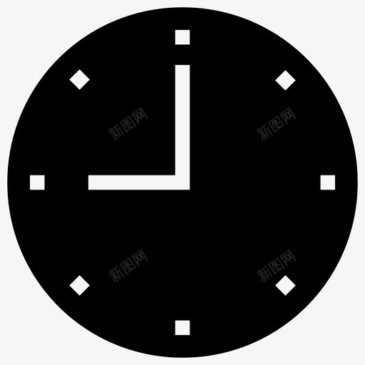 手表时钟电子图标svg_新图网 https://ixintu.com ios网络用户界面 手表 挂钟 时钟 时间 电子