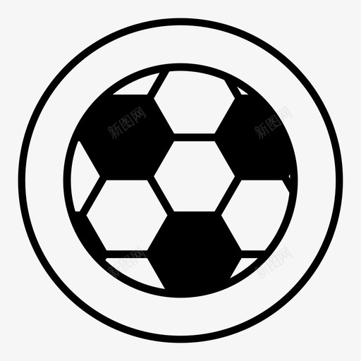 足球运动图标svg_新图网 https://ixintu.com 足球 运动