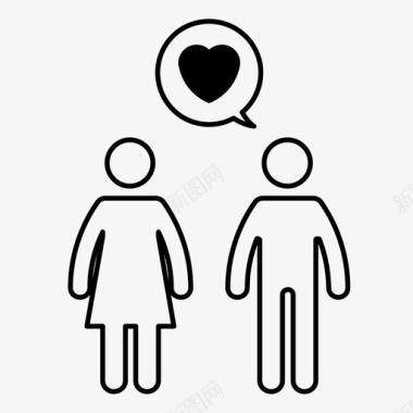 爱情宣言情侣求婚图标图标