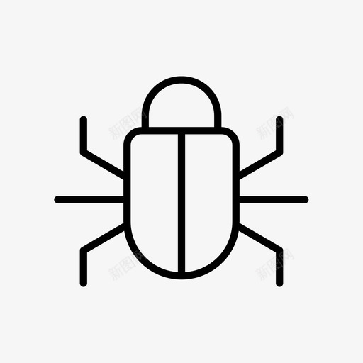 虫子动物甲虫图标svg_新图网 https://ixintu.com 动物 昆虫 生物 甲虫 虫子
