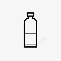 药品标签玻璃瓶瓶标签药品图标高清图片