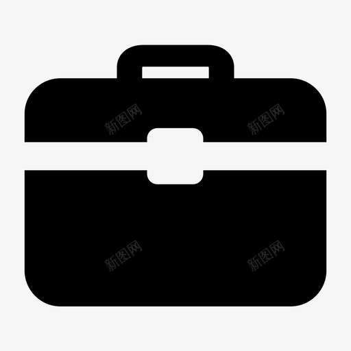 公文包行李手提箱图标svg_新图网 https://ixintu.com 公文包 手提箱 旅行 行李