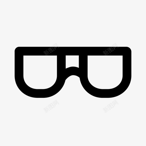 太阳镜墨镜眼镜图标svg_新图网 https://ixintu.com 墨镜 太阳镜 材料设计假日大纲 眼镜