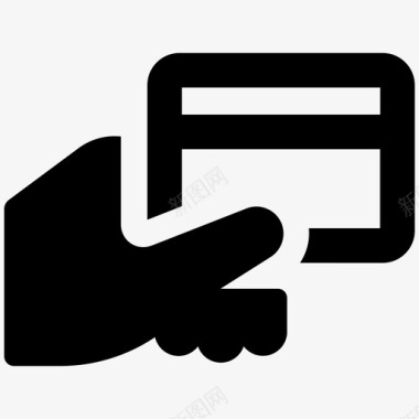 信用卡信用卡持有人信用卡支付图标图标