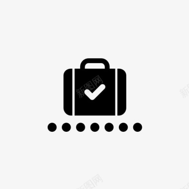 检查标记行李ok图标图标