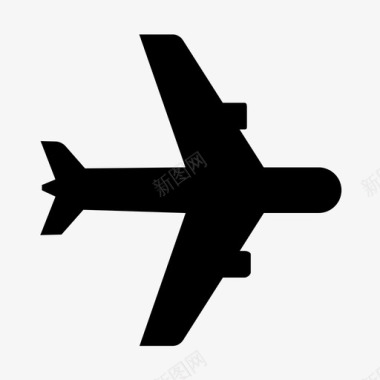 飞机空中客车飞艇图标图标