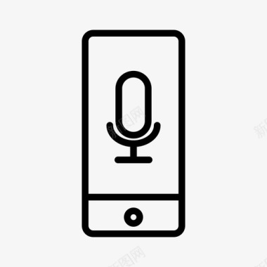 iphone麦克风音频设备图标图标