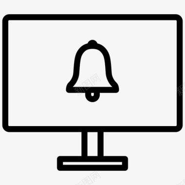 计算机通知软件消息系统警报图标图标
