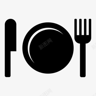 食物咖啡厅晚餐图标图标