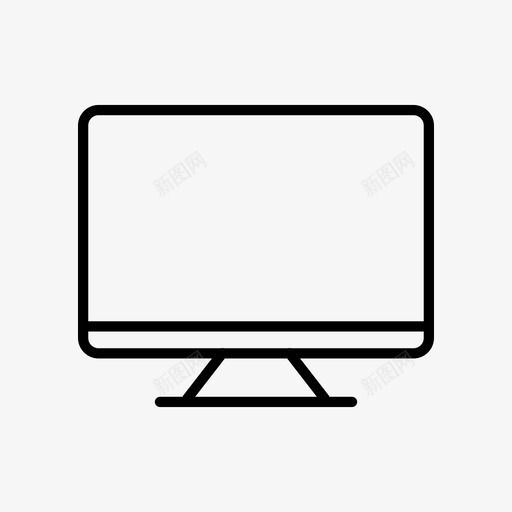 台式机计算机设备图标svg_新图网 https://ixintu.com imac 台式机 屏幕 计算机 设备