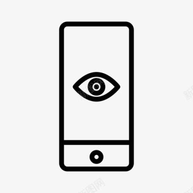 iphone视图设备眼睛图标图标