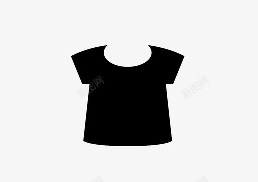 T恤女士图标svg_新图网 https://ixintu.com T恤 女士