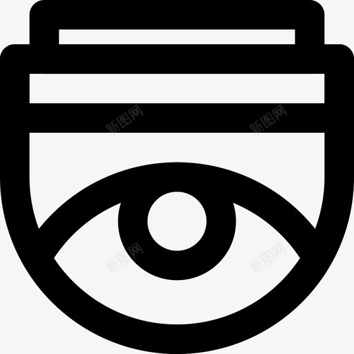 半球摄像机保护安全图标svg_新图网 https://ixintu.com smashicons安全md大纲 保护 半球摄像机 安全 监视