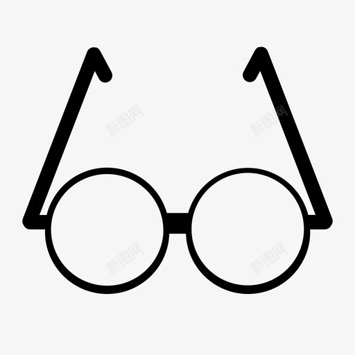 眼镜约翰列侬圆形图标svg_新图网 https://ixintu.com 圆形 眼镜 约翰列侬 规格