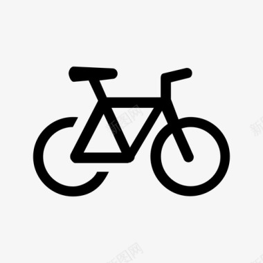 自行车踏板骑行图标图标