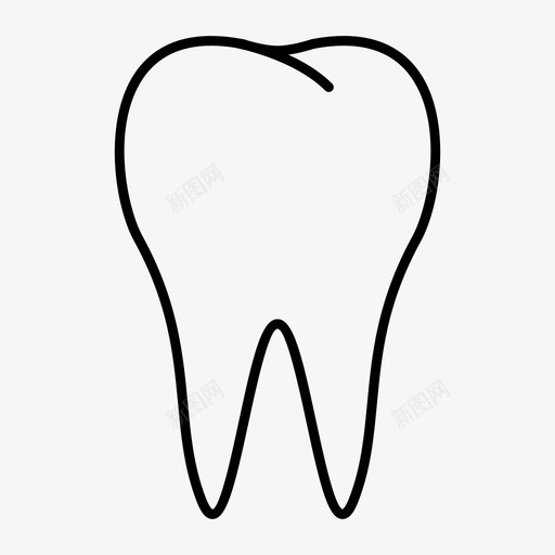 牙齿护理牙医图标svg_新图网 https://ixintu.com 微笑 护理 牙医 牙齿 磨牙 符号