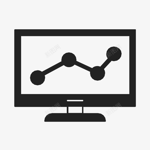 计算机分析图表基金图标svg_新图网 https://ixintu.com 图表 基金 统计 计算机分析