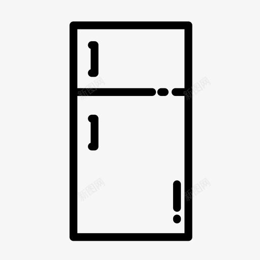 冰箱电子产品冰柜图标svg_新图网 https://ixintu.com 冰柜 冰箱 厨房 电子产品