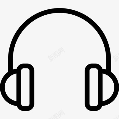 耳机通讯耳朵图标图标