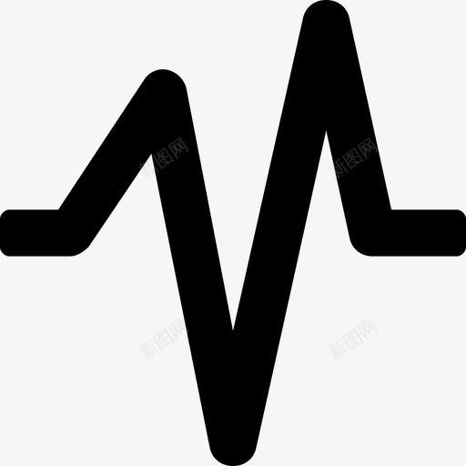 脉动心脏病心跳图标svg_新图网 https://ixintu.com 心脏病 心跳 生命线 网络和用户界面图标 脉动 脉搏