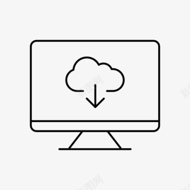 桌面云设备icloud图标图标