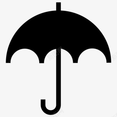 保险防护防雨图标图标