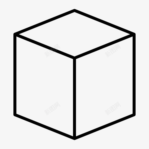 立方体长方体立方体形状图标svg_新图网 https://ixintu.com 所有 立方体 立方体形状 长方体