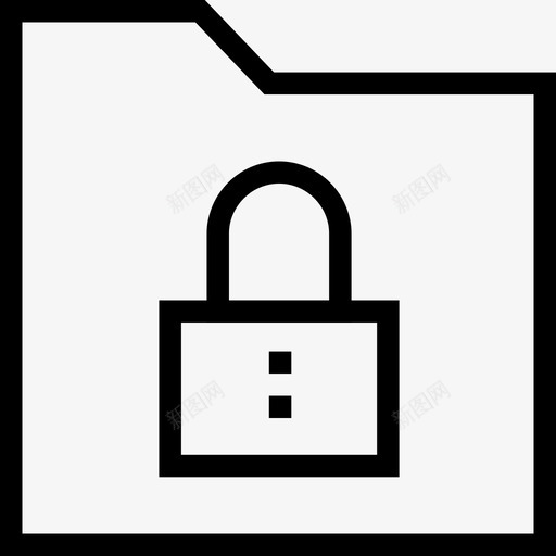 锁定文件夹集合数据图标svg_新图网 https://ixintu.com iosweb用户界面行图标 数据 组 锁定 锁定文件夹 集合