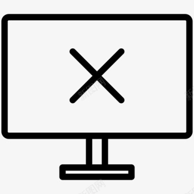 关闭计算机计算机错误删除文件图标图标