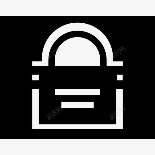 网站安全锁网页图标svg_新图网 https://ixintu.com 网站安全 网页 网页设计开发字形 锁