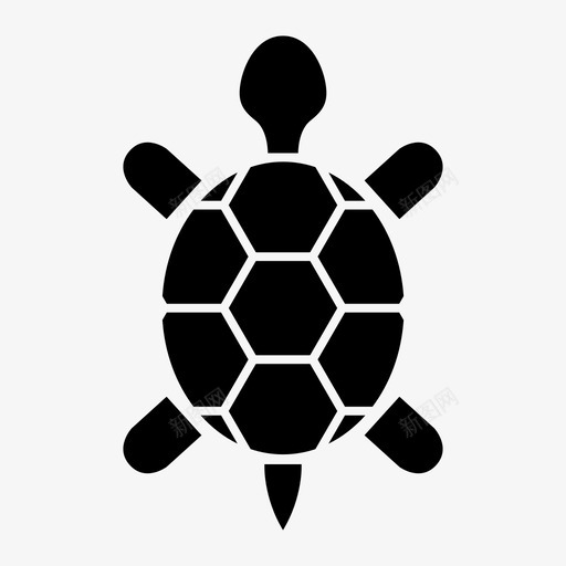 海龟动物海滩图标svg_新图网 https://ixintu.com 动物 大海 大自然 海洋 海滩 海龟
