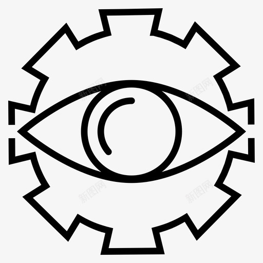 设置眼睛装备图标svg_新图网 https://ixintu.com 任务 眼睛 网络 网络开发第一卷 装备 设置