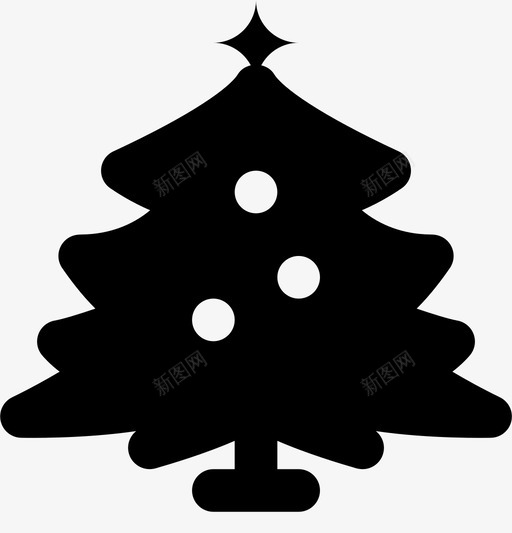 圣诞树假日冬季图标svg_新图网 https://ixintu.com smashicons冬季mdsolid 假日 冬季 圣诞树