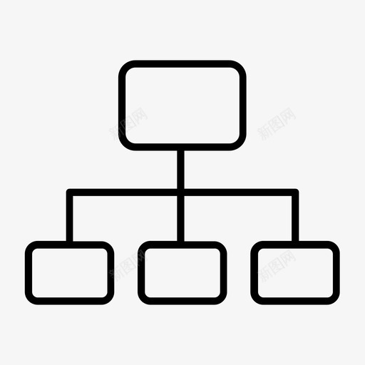 层次结构计算机已连接图标svg_新图网 https://ixintu.com internet 层次结构 已连接 网络 营销图标 计算机