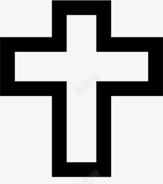 卡托利克十字教堂宗教图标图标