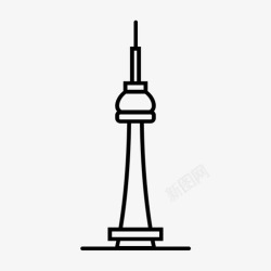 towers加拿大多伦多cntowercntowertowercanada图标高清图片