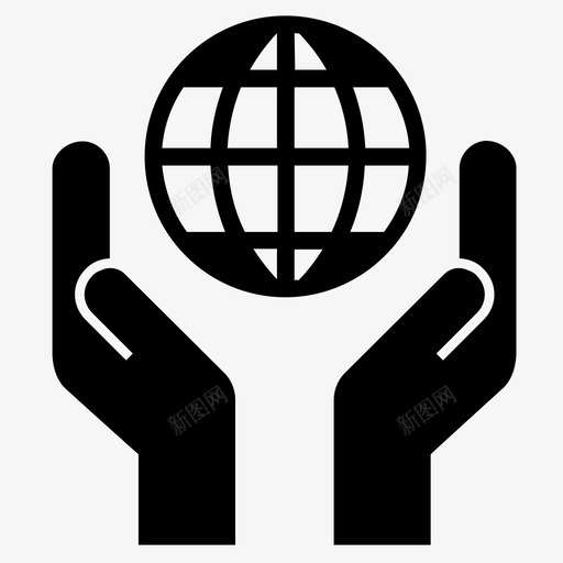 全球全球商业全球化图标svg_新图网 https://ixintu.com 全球 全球化 全球商业 关怀 网络