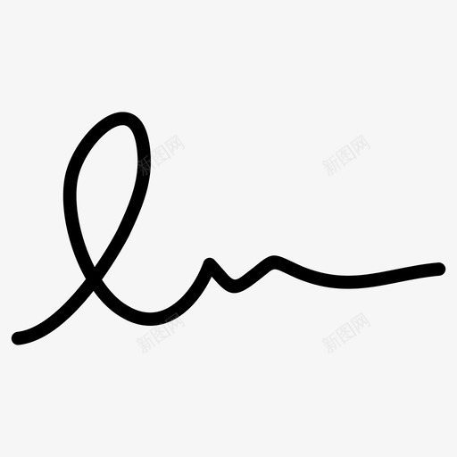 签名手写签名图标收藏svg_新图网 https://ixintu.com 手写 签名 签名图标收藏