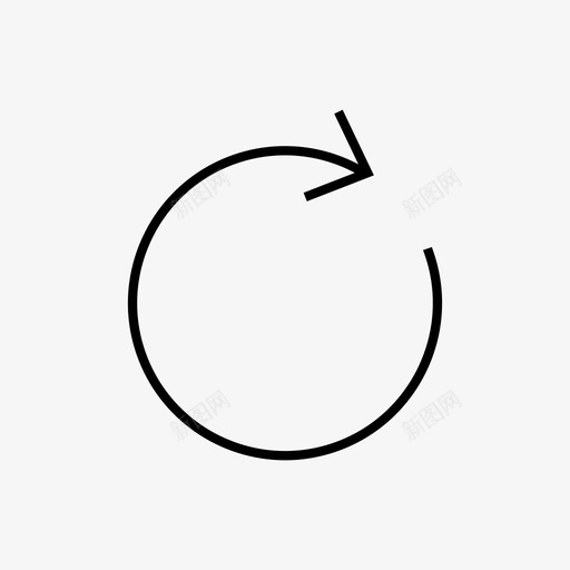 刷新箭头循环图标svg_新图网 https://ixintu.com 刷新 循环 无限 箭头 重新加载