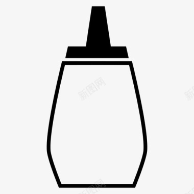 酱汁瓶调味品食品图标图标