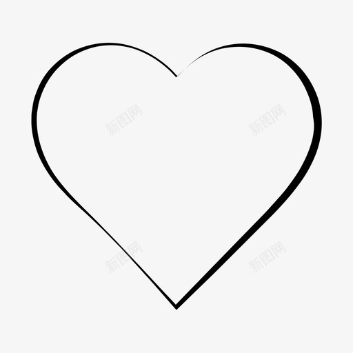 心手绘爱情图标svg_新图网 https://ixintu.com 心 情人节 情人节手绘 手绘 爱情 简单的心