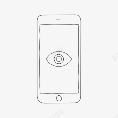 iphone视图设备眼睛图标图标