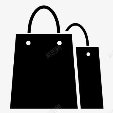 购物袋买钱图标图标
