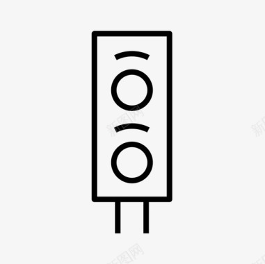 交通灯信号灯红绿灯图标图标