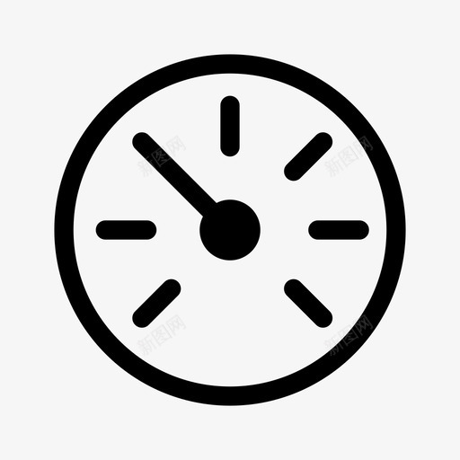 仪表压力传感器图标svg_新图网 https://ixintu.com 仪表 传感器 压力 车速表